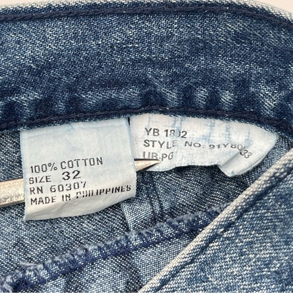 Vintage UnionBay High Waist Denim Shorts Jorts Women’s Size 32 Pleated 90s - Picture 4 of 13